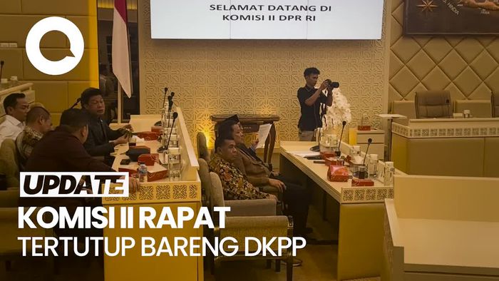 Video: Komisi II Rapat Tertutup Bareng Pimpinan DKPP, Ini yang Dievaluasi