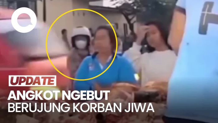Video: Momen Angkot Ngebut Tabrak Pemotor hingga Tewas di Pematangsiantar