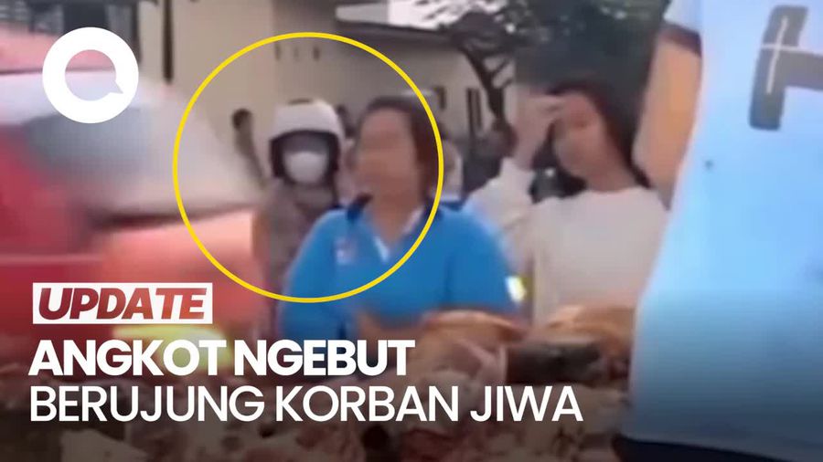 Video: Momen Angkot Ngebut Tabrak Pemotor hingga Tewas di Pematangsiantar