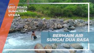 Bermain Air Seru di Sungai Dua Rasa, Sumatera Utara