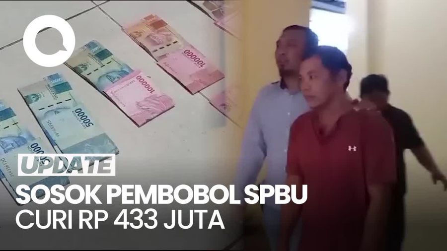 Video: Pria Bobol SPBU di Pinrang Curi Rp 433 Juta, Uangnya Dipakai Bayar Utang
