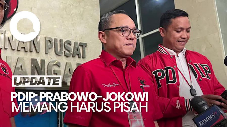 Video PDIP soal Ada Upaya Pisahkan Prabowo-Jokowi: Memang Harus Pisah
