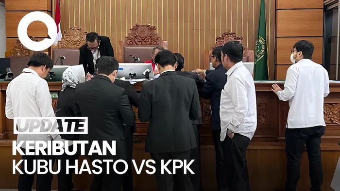 Video: Momen Keributan Kubu Hasto Vs KPK di Sidang Praperadilan