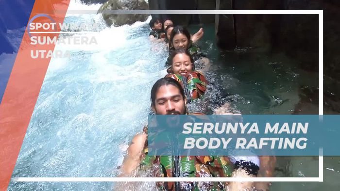 Sensasi Seru Body Rafting di Kolam Abadi, Sumatera Utara
