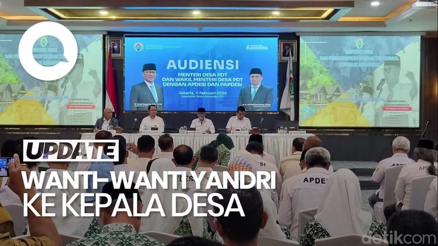 Video: Mendes Yandri Bakal Tindak Oknum Kades yang Pakai Dana Desa untuk Judol