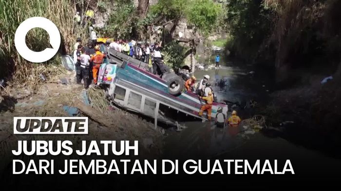 Video: 51 Penumpang Tewas dalam Kecelakaan Bus Terjun di Guatemala