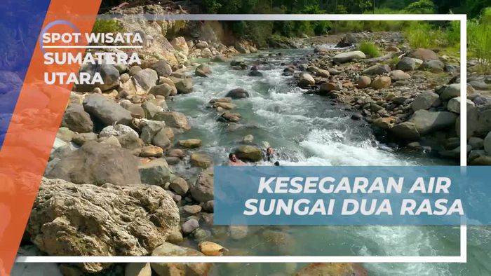 Menikmati Kesegaran Air Sungai Dua Rasa di Sumatera Utara