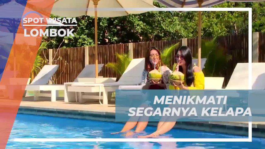 Nikmati Segarnya Kelapa Muda di Kaluku Resort, Lombok
