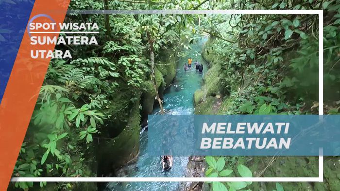 Melewati Bebatuan Tantangan Body Rafting di Kolam Abadi, Sumatera Utara
