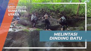 Melintasi Dinding Batu dalam Petualangan Body Rafting di Kolam Abadi, Sumatera Utara