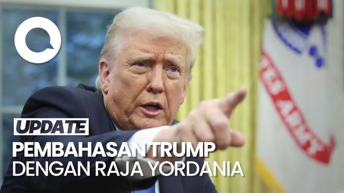 Video: Bahas Pemindahan Warga Gaza, Trump Ungkit Sumbangan AS ke Raja Yordania