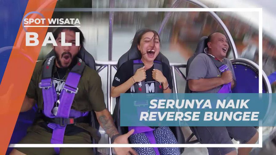Merasakan Sensasi Ekstrem Naik Reverse Bungee di Bali