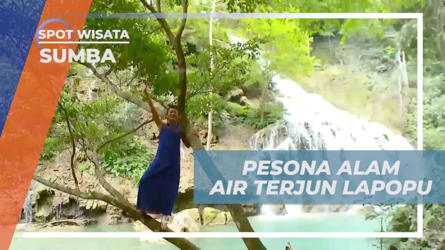Terpesona oleh Keindahan Air Terjun Lapopu di Sumba, NTT