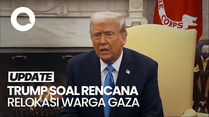 Video Trump soal Rencana Relokasi Warga Gaza: Mereka Hidup di Neraka
