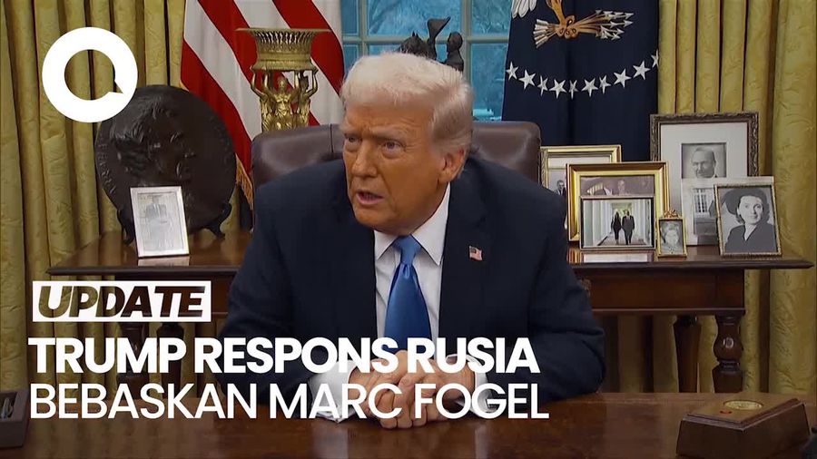 Video Trump: Rusia Perlakukan AS Sangat Baik, Saya Harap Kita Dapat Akhiri Perang