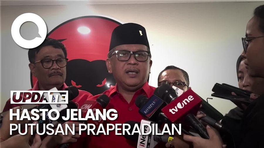 Video: Hasto Siap Terima Segala Putusan Praperadilan Besok