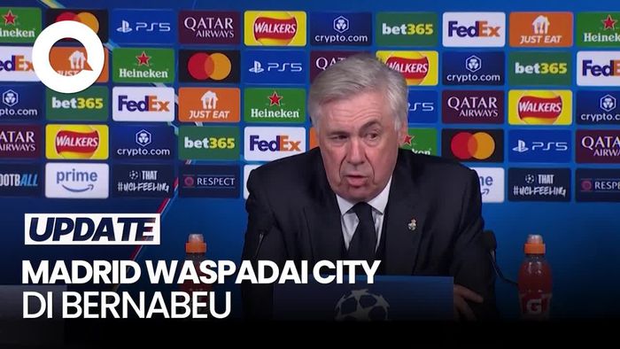 Video Ancelotti: Kami Belum Lolos dari Playoff, Cuma Sedikit Untung