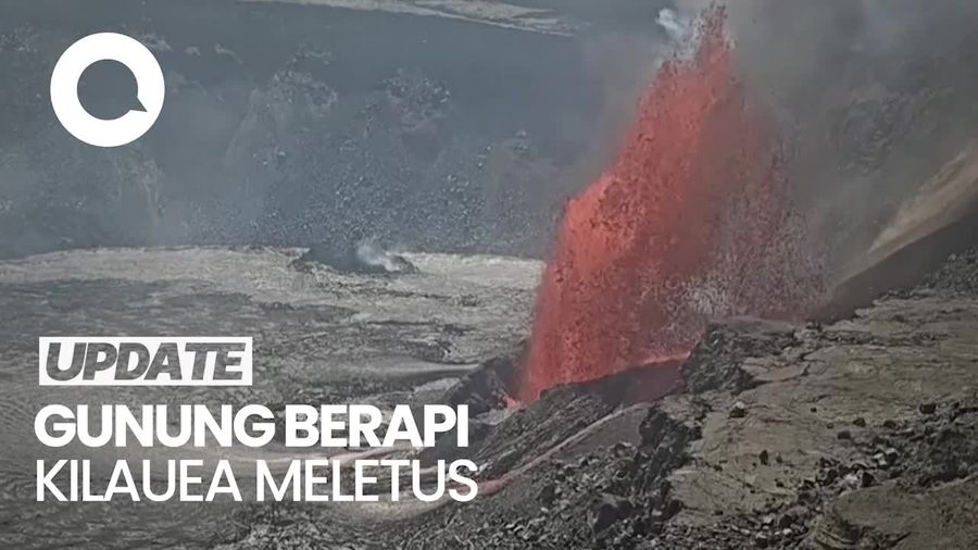 Video: Penampakan Letusan Gunung Berapi Kilauea di Hawaii