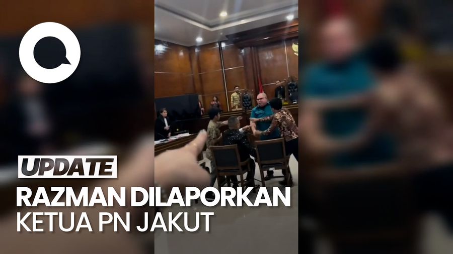 Video: Aksi Ngamuk Razman Nasution di Sidang Berbuntut Panjang