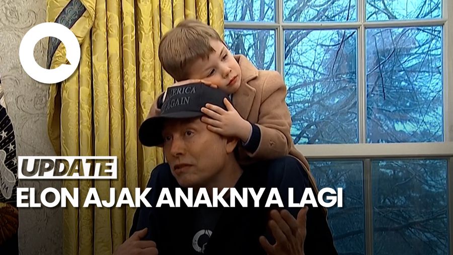 Video Tingkah X AE A-12 Saat Temani Elon Musk Beri Keterangan soal DOGE