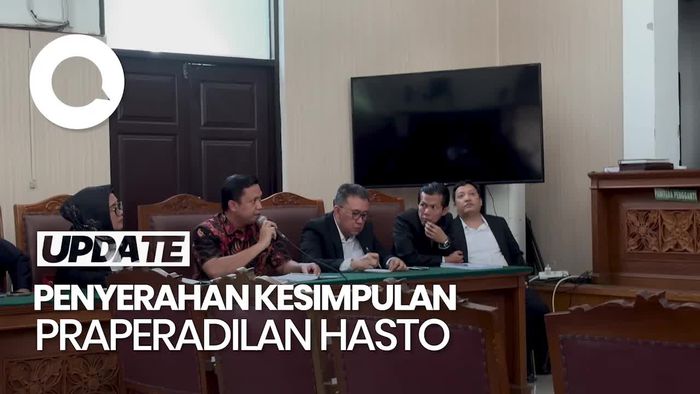 Video: Hasto dan KPK Serahkan Kesimpulan Praperadilan, Besok Putusan