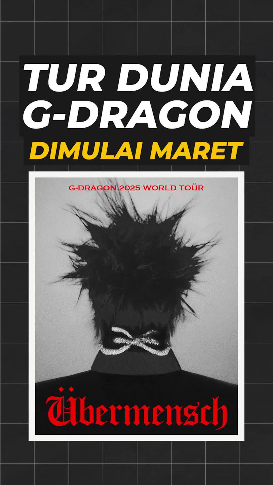 Video: Kick Off Tur Dunia G-DRAGON Dimulai Akhir Maret