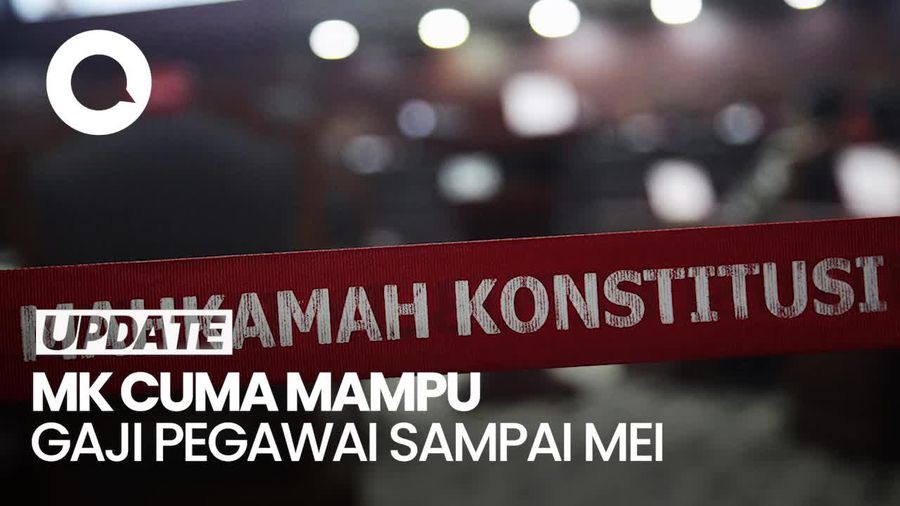 Video: Efisiensi Anggaran, MK Cuma Mampu Gaji Pegawai Sampai Mei 2025