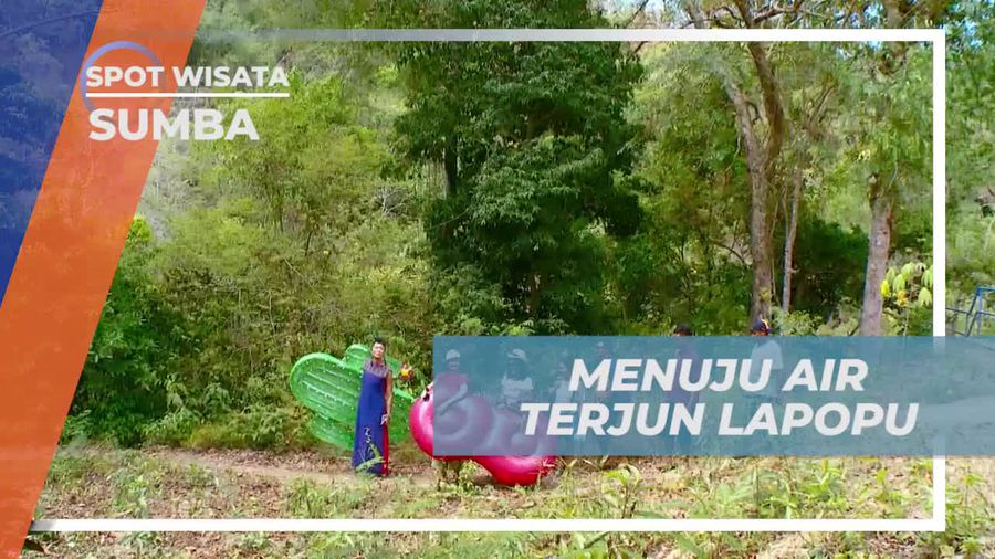 Menikmati Pesona Alam Air Terjun Lapopu di Sumba, NTT