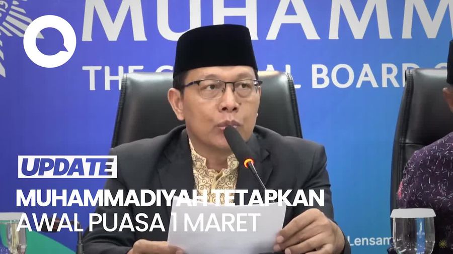 Video: Muhammadiyah Tetapkan 1 Maret Awal Puasa 2025, Lebaran 31 Maret