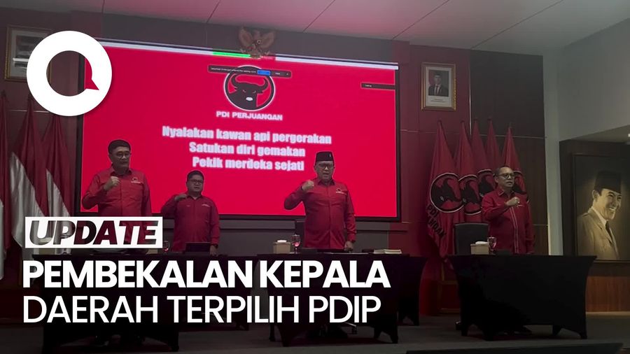 Video: Hasto Beri Arahan di Acara Pembekalan Kepala Daerah Terpilih PDIP
