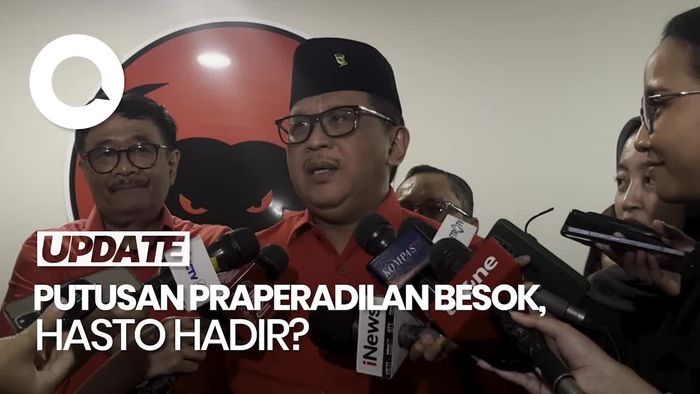 Video: Hasto Bakal Hadiri Sidang Putusan Praperadilan Besok?