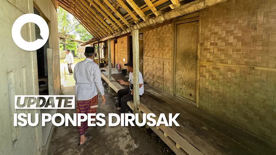 Video: Warga Sebut Tak Ada Perusakan Ponpes Riyadus Solihin saat Penangkapan