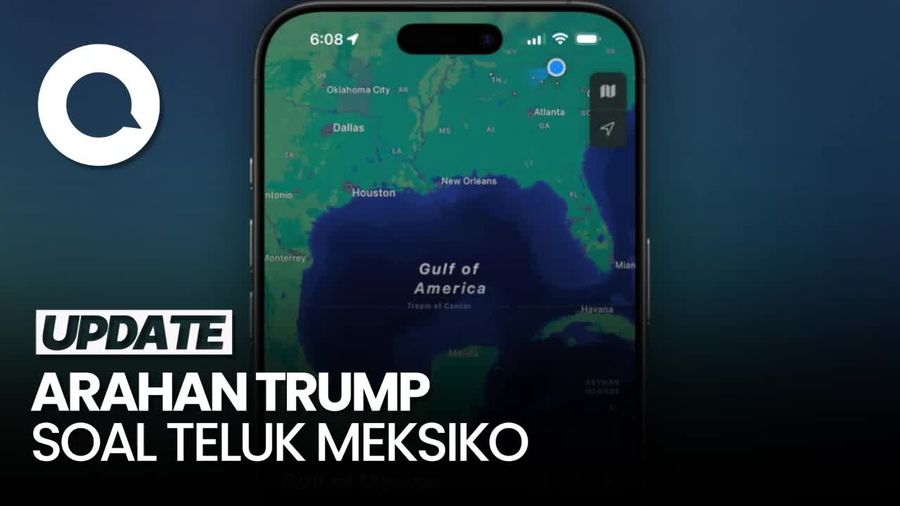 Video: Google-Apple Kompak Ubah Nama Teluk Meksiko