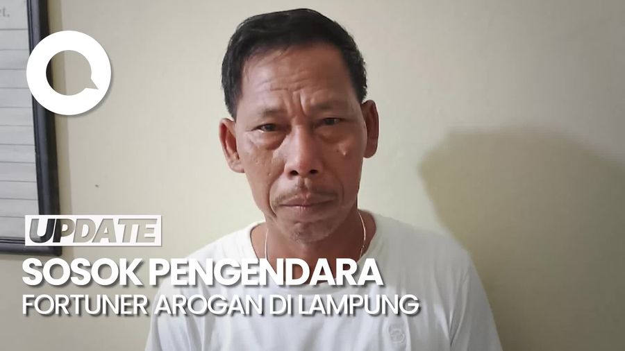 Video: Ini Tampang Pengemudi Fortuner yang Tusuk Pegawai Damri di Lampung