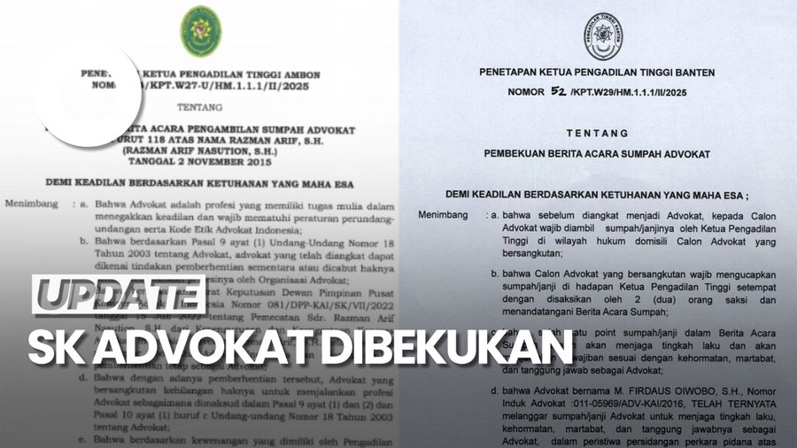 Video Razman Nasution dan Firdaus Oiwobo Kini Tak Bisa Bersidang