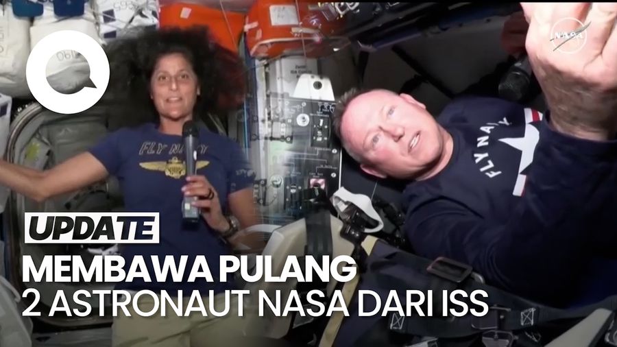 Video Rencana NASA Jemput Astronautnya yang Tinggal di ISS Sejak Juni 2024