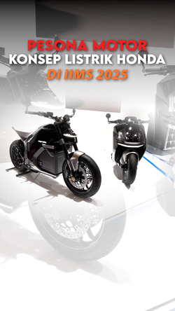Video: Dua Motor Konsep Listrik Honda Tebar Pesona di IIMS 2025