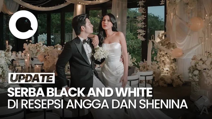 Video: Lihat Lagi Momen Resepsi Pernikahan Angga Yunanda dan Shenina Cinnamon 