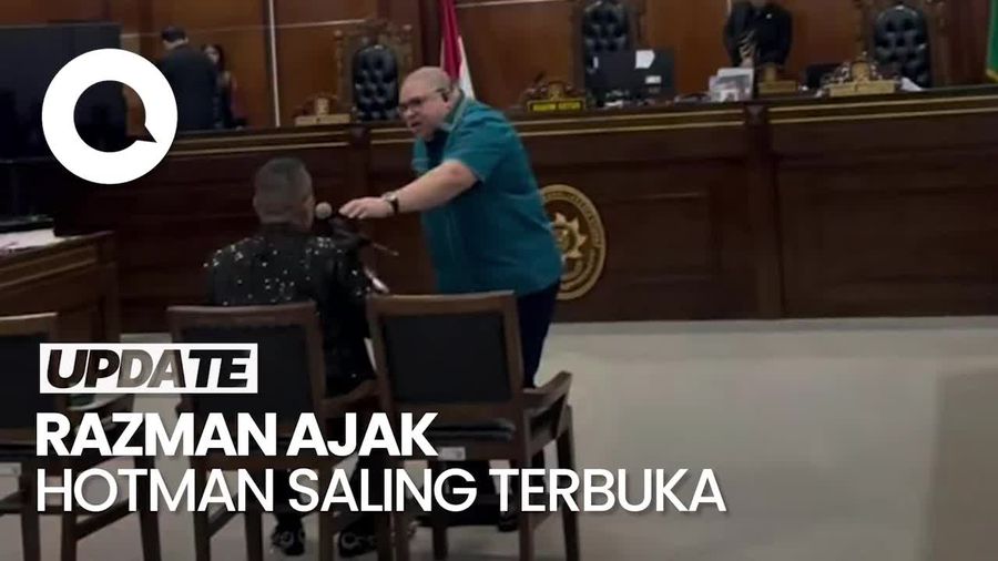 Video: Razman Ungkap yang Ia Katakan saat Pegang Pundak Hotman Paris