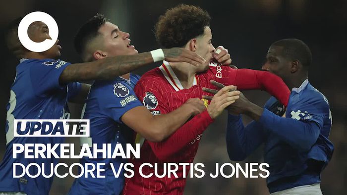 Video Panasnya Derbi Merseyside, Perkelahian dan 4 Kartu Merah Selepas Laga