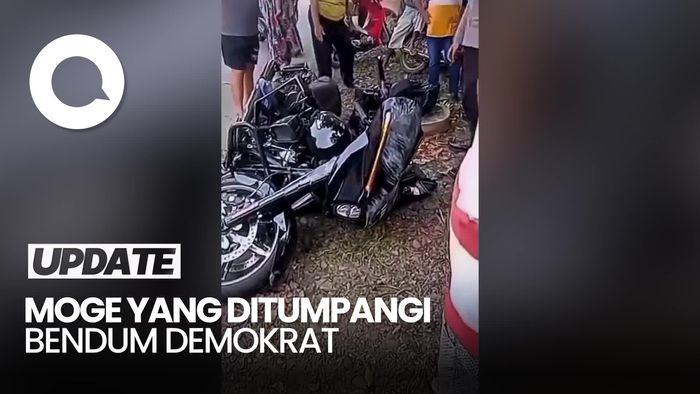 Video: Kondisi Moge yang Ditumpangi Bendum Demokrat saat Kecelakaan di Situbondo