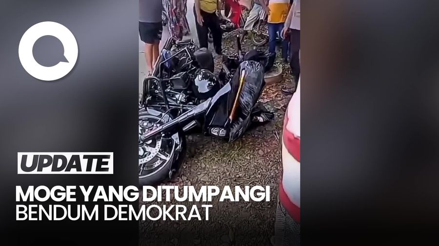 Video: Kondisi Moge yang Ditumpangi Bendum Demokrat saat Kecelakaan di Situbondo