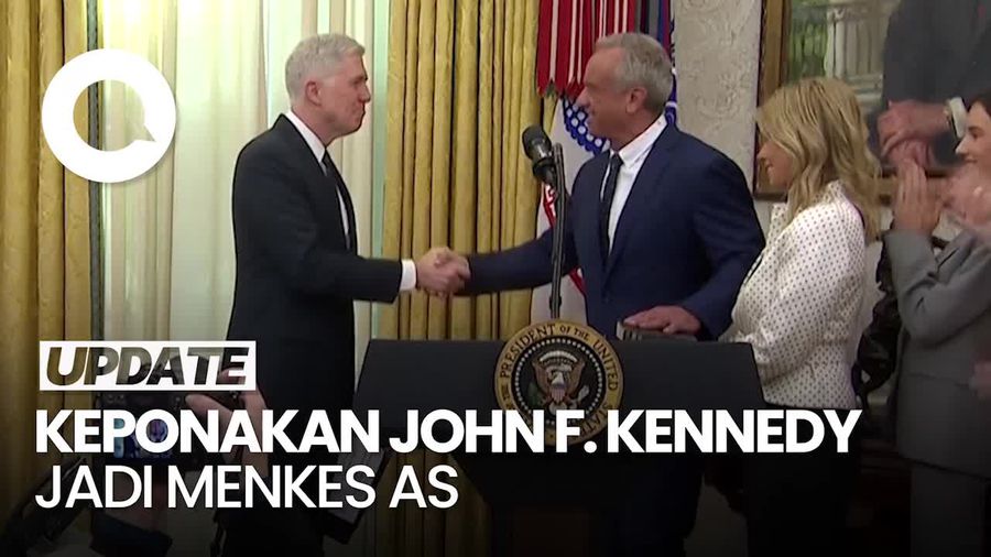 Video: Momen Pegiat Anti-Vaksin Robert F. Kennedy Jr Dilantik Jadi Menkes AS