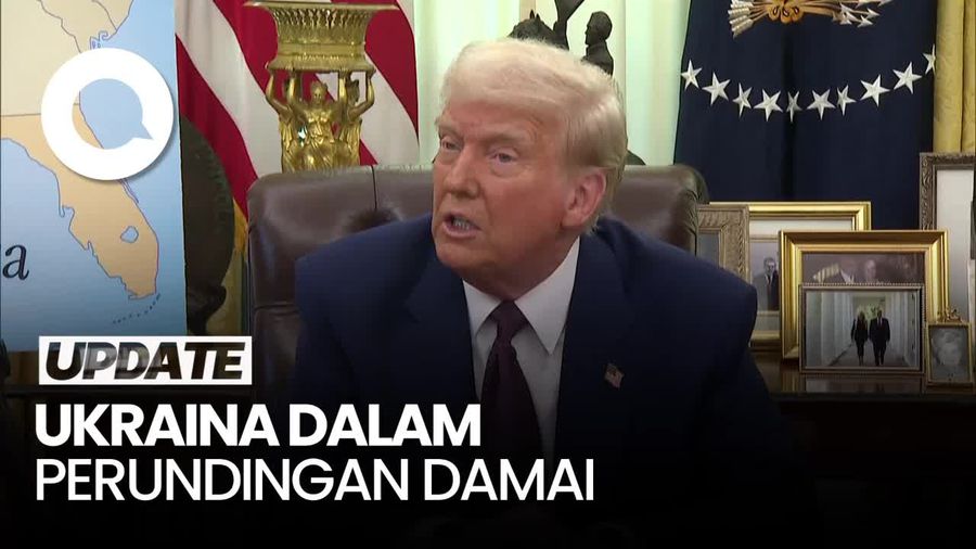 Video: Trump Janjikan Keterlibatan Ukraina dalam Perundingan Damai dengan Rusia