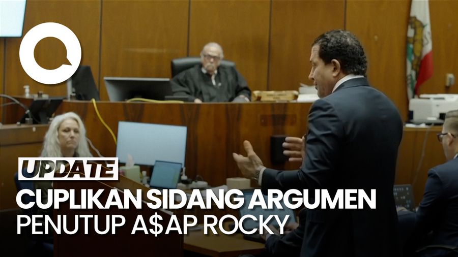 Video Adu Pendapat di Sidang Argumen Penutup A$AP Rocky