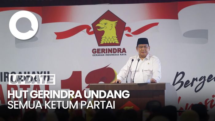 Video: Hampir Semua Ketum Partai Bakal Hadiri HUT Gerindra Besok