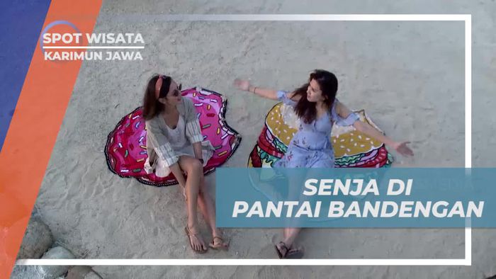 Menyaksikan Keindahan Sunset di Pantai Bandengan, Jepara