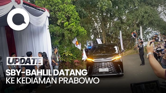 Video: SBY-Bahlil Hadiri Silaturahmi Kebangsaan di Kediaman Prabowo