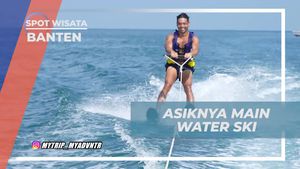Menikmati Keseruan Water Ski di Pantai La Lassa, Banten