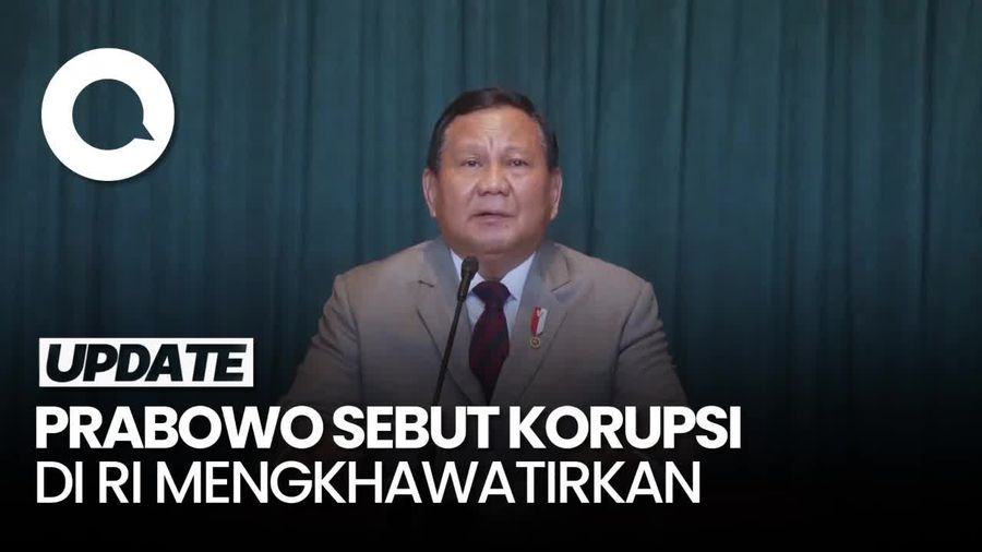 Video Prabowo: Tingkat Korupsi di Negara Saya Sangat Mengkhawatirkan